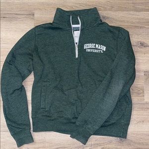 GMU quarter zip pullover- size S